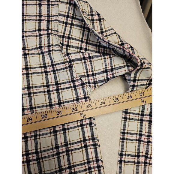 H.I.S. Brand Men's Large Long Sleeve Polo Shirt Checkered New - Picture 2 of 6